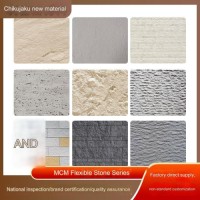 MCM flexible stone lightweight fireproof soft porcelain tiles texture