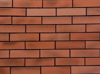 Modified Composite Material (MCM) with Faux Red Brick Effect for Exterior Wall Decoration.
